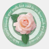 In Bloom Ronde Sticker (Voorkant)
