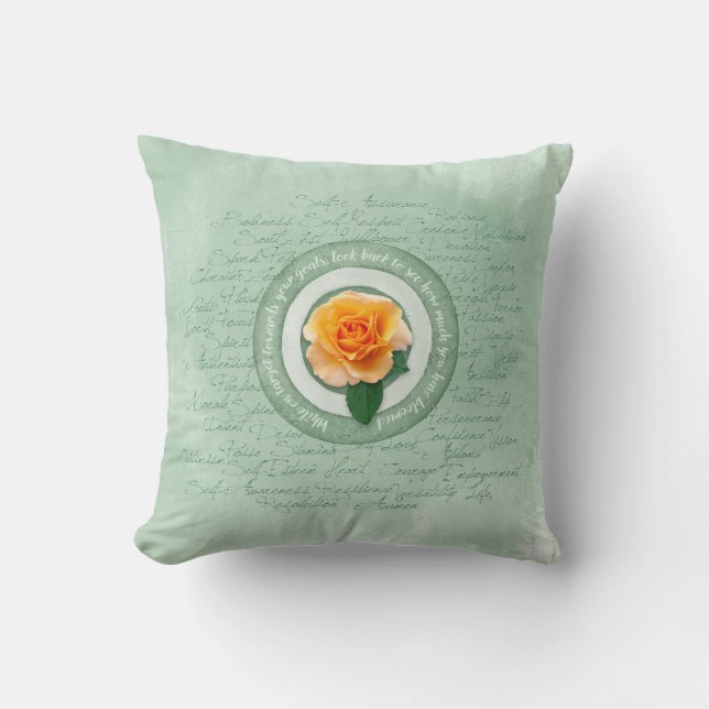 In Bloom Throw Pillow Kussen (Voorkant)