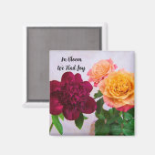 In Bloom vinden we Joy Peony en Rozen Magneet (Voorkant / Achterkant)