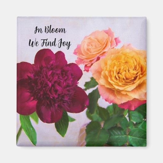 In Bloom vinden we Joy Peony en Rozen Magneet (Voorkant)