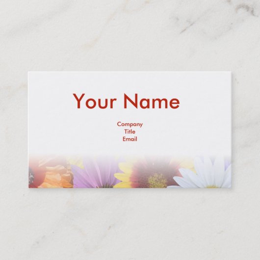 In Bloom Visitekaartje (Voorkant)