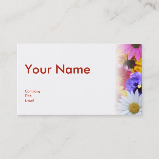 In Bloom Visitekaartje (Voorkant)