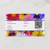 In Bloom Visitekaartje (Achterkant)