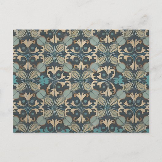 in blue briefkaart (Voorkant)