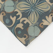 in blue fleece deken (Hoek)