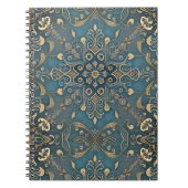 in blue notitieboek (Voorkant)