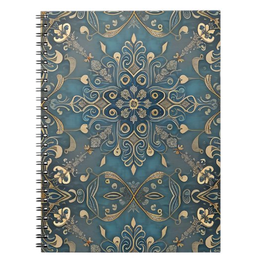 in blue notitieboek (Voorkant)