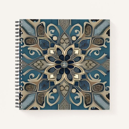 in blue notitieboek (Voorkant)