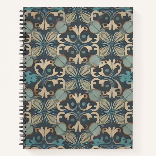 in blue notitieboek (Voorkant)