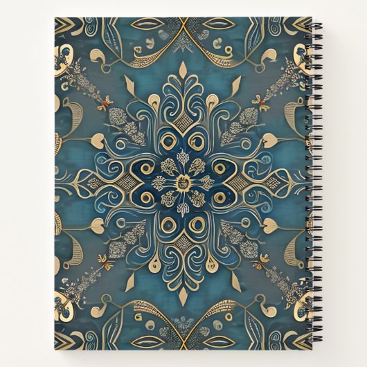 in blue notitieboek (Achterkant)