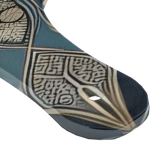 in blue snijplank (Hoek)