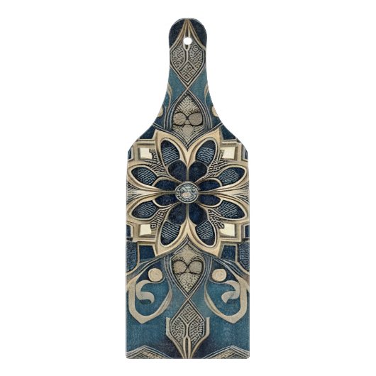 in blue snijplank (Voorkant)