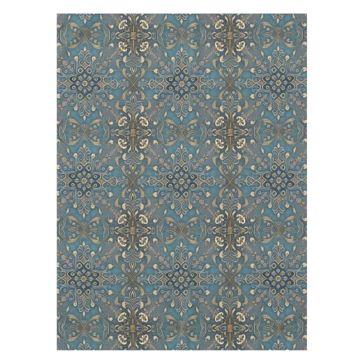 in blue tafelkleed (Voorkant)