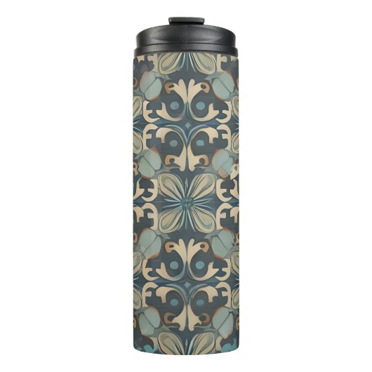 in blue thermosbeker (Voorkant)