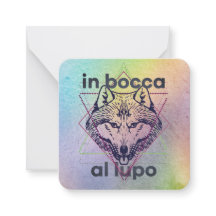 In bocca al lupo veel succes in de kasteparopening