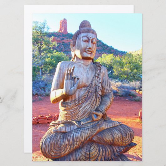 in boeddha meditatie (Voorkant / Achterkant)