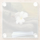 In Boeddha's hand Glazen Onderzetter (Achterkant)