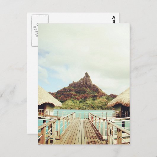 In Bora Bora Briefkaart (Voorkant / Achterkant)