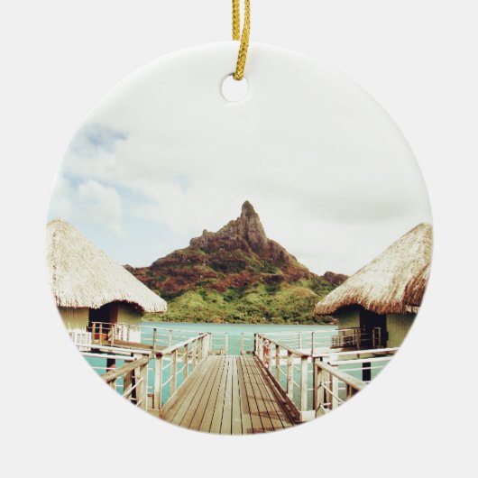 In Bora Bora Keramisch Ornament (Voorkant)