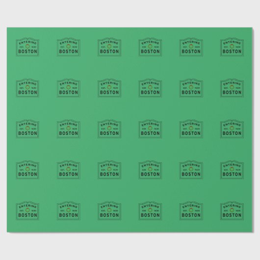 In Boston MA Cadeaupapier (Vlak)
