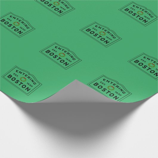 In Boston MA Cadeaupapier (Hoek)