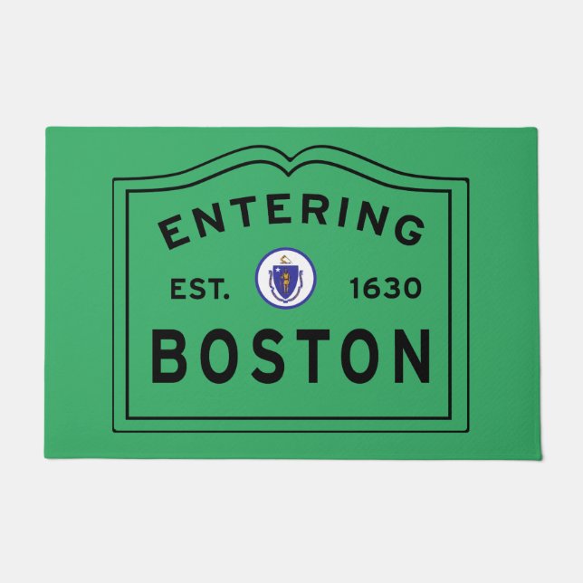 In Boston MA Deurmat (Voorkant)
