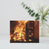 In brand briefkaart (Staand voorkant)