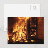 In brand briefkaart (Voorkant / Achterkant)