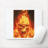 In brand muismat (Met muis)