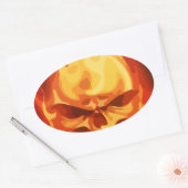 In brand ovale sticker (Envelop)