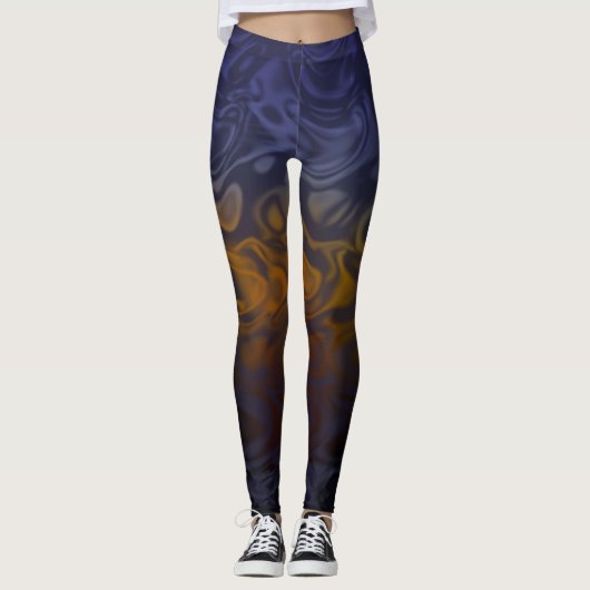 In brand/vlammen leggings (Voorkant)
