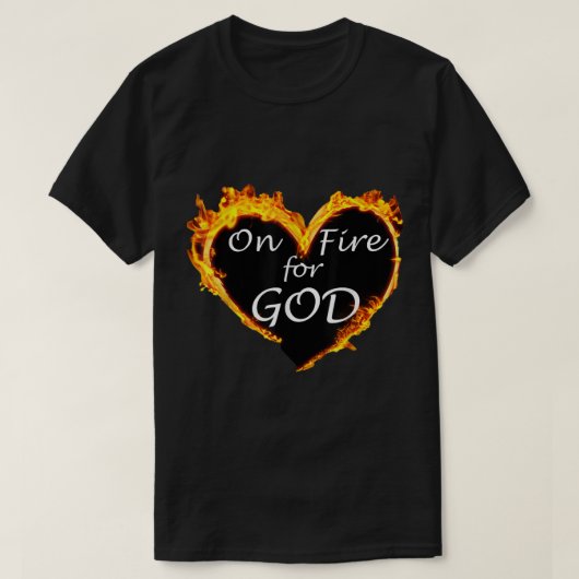 In brand voor God T-shirt (Design voorkant)