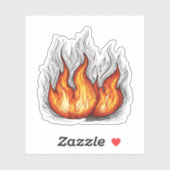 In brand waterdicht sticker (Vel)