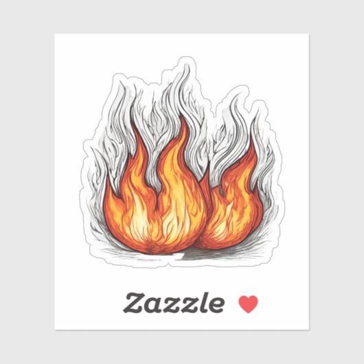 In brand waterdicht sticker (Vel)