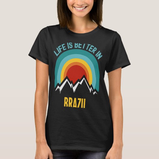 in Brazilië T-shirt (Voorkant)