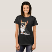 In Bread Corgi Black T-shirt (Voorkant volledig)