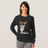 In Bread Corgi Black T-shirt (Voorkant volledig)