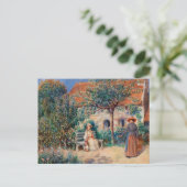 In Bretagne door Renoir Impressionist Painting Briefkaart (Staand voorkant)