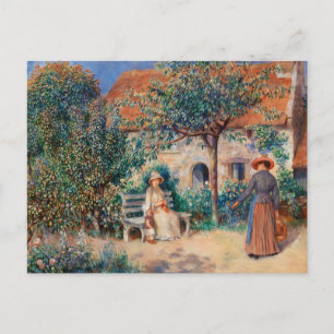 In Bretagne door Renoir Impressionist Painting Briefkaart