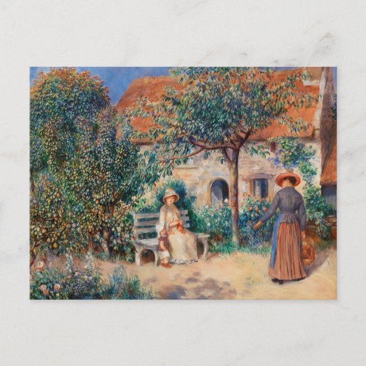 In Bretagne door Renoir Impressionist Painting Briefkaart (Voorkant)