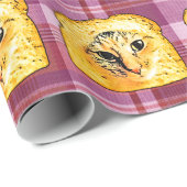 In Brood, Paarse spelden Cadeaupapier (Rol Hoek)