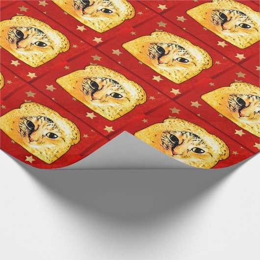 In Brood, rode sterren Cadeaupapier (Hoek)