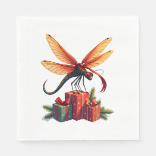 In cadeauverpakking libelle servet