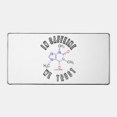 In cafeïne vertrouwen we op cafeïnemolecule bureaumat (Voorkant)