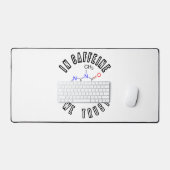In Caffeine We Trust Caffeïne Molecuul Bureaumat (Keyboard & Muis)