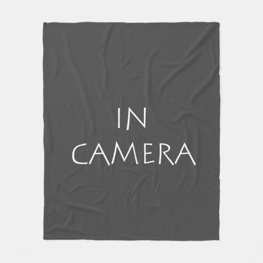 In camera fleece deken (Voorkant)