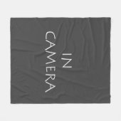 In camera fleece deken (Voorkant (Horizontaal))