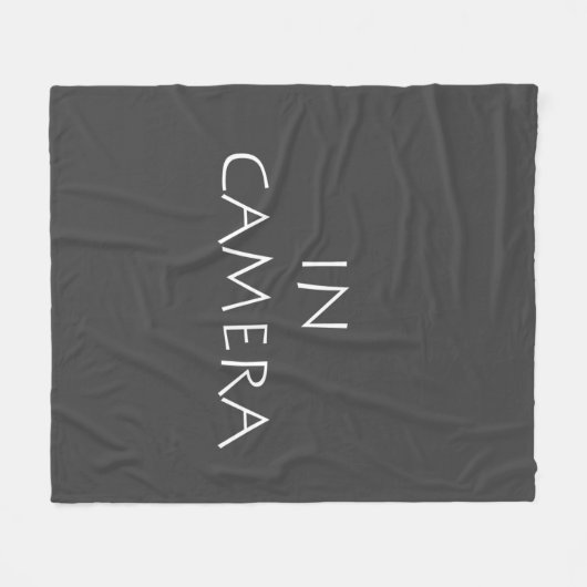 In camera fleece deken (Voorkant (Horizontaal))