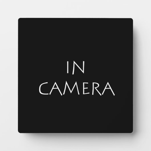 In camera fotoplaat (Voorkant)