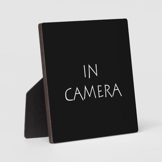 In camera fotoplaat (Voorkant)